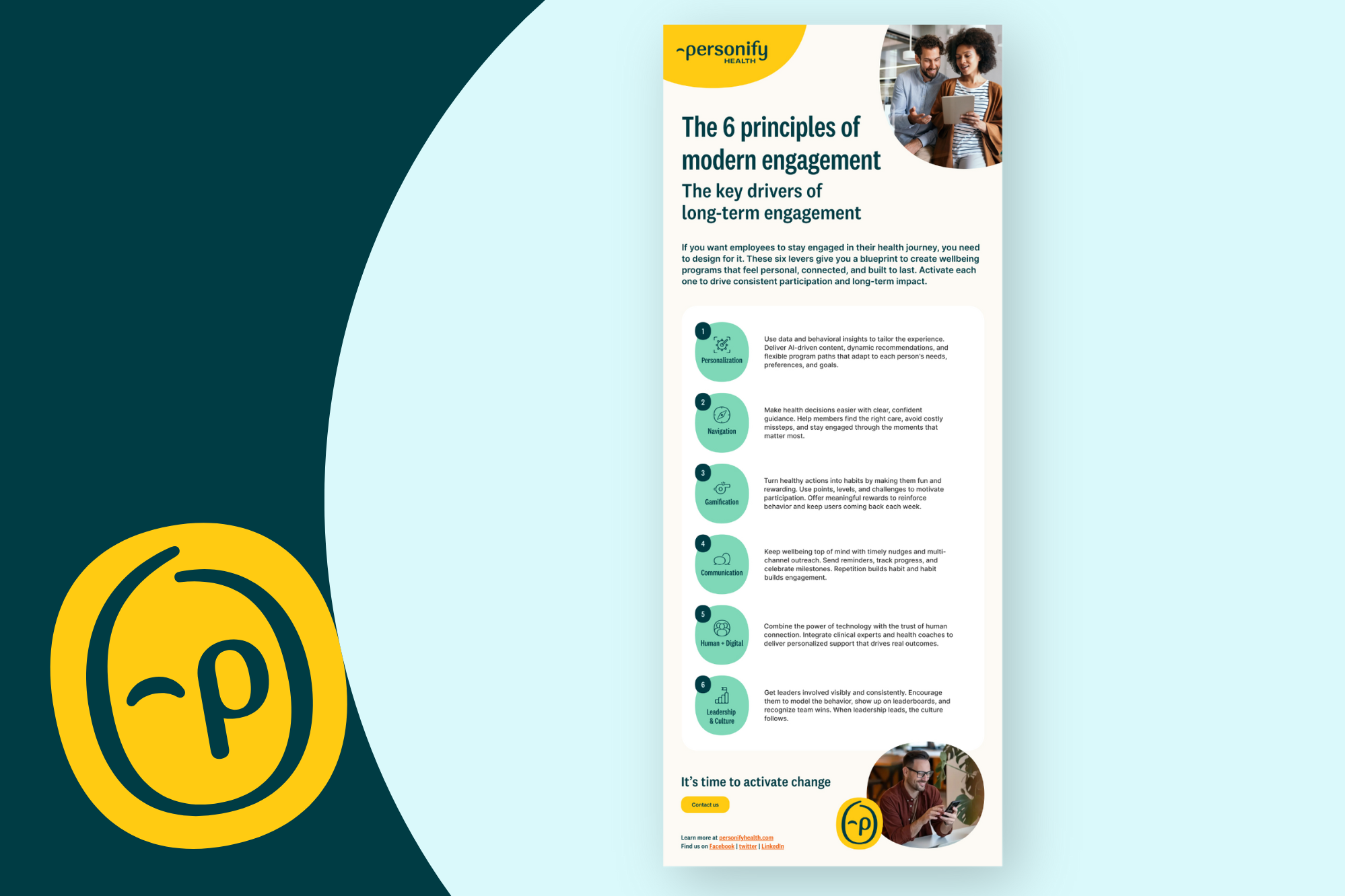 Engagement Infographic Thank you Page