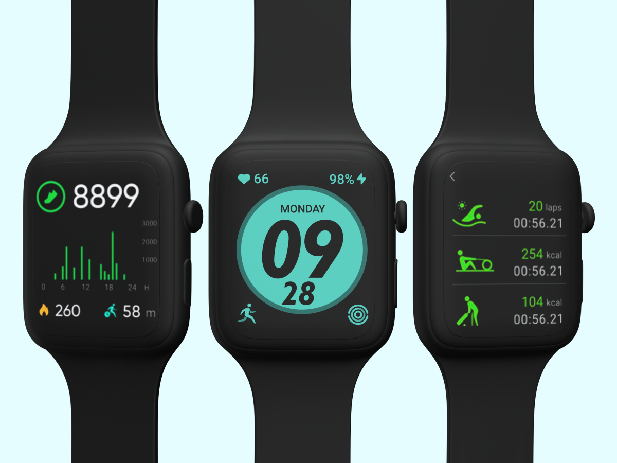 Max GO - Wristwatch Screens