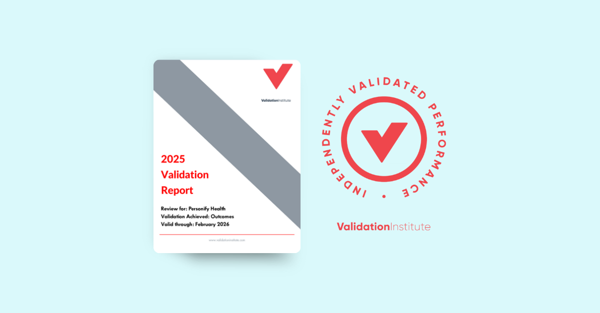 Validation Institute certifies studies showing Personify Health delivers cost savings and outcomes